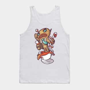 Gingerbread Splash Tank Top